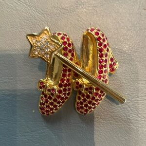 Ruby slippers pin